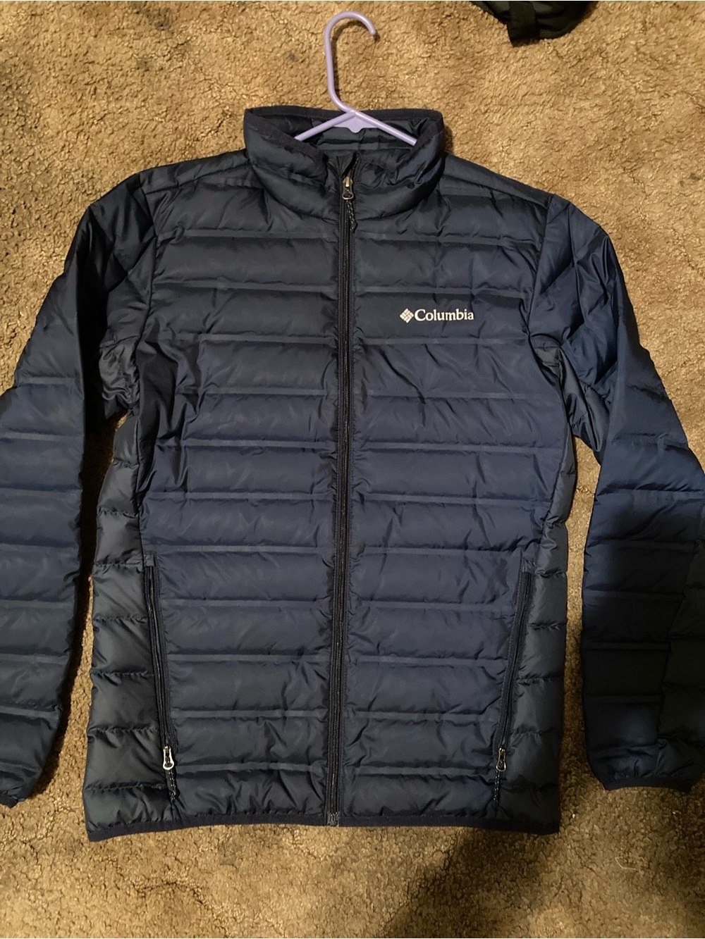 Columbia men’s lake 22 down jacket size s fits like a s/m